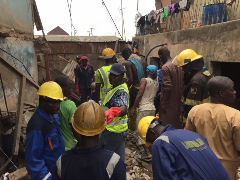 building collapses in Yaba