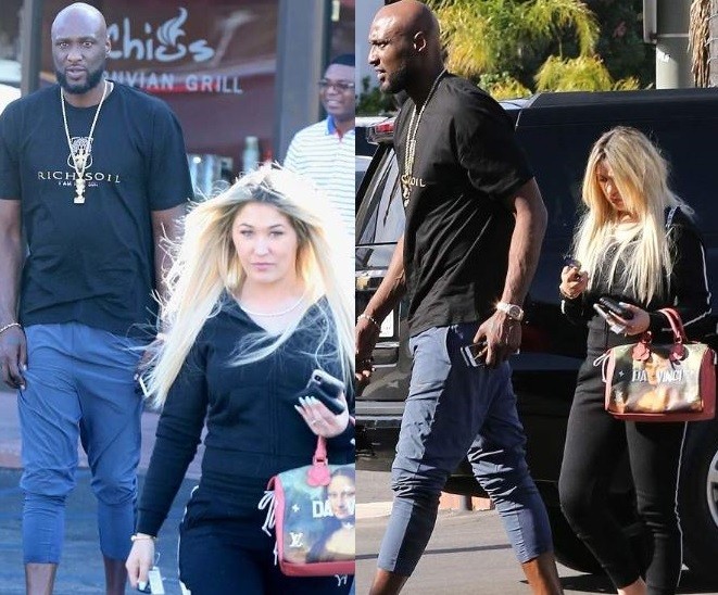 Lamar Odom Spotted With Mystery Lady Bearing Resemblance To Ex