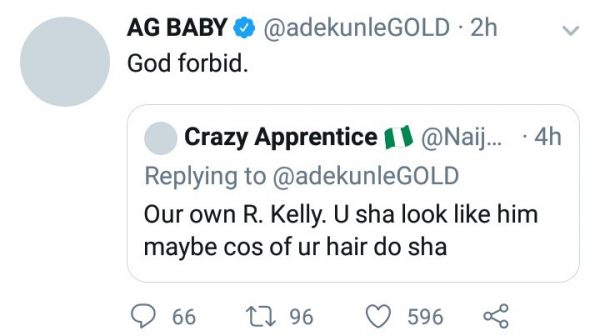 Adekunle Gold Tweet on R Kelly
