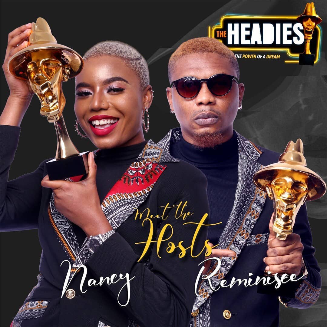 Reminisce and Nancy Isime to host The Headies 2019