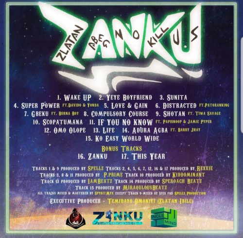 Zlatan Zanku album track list