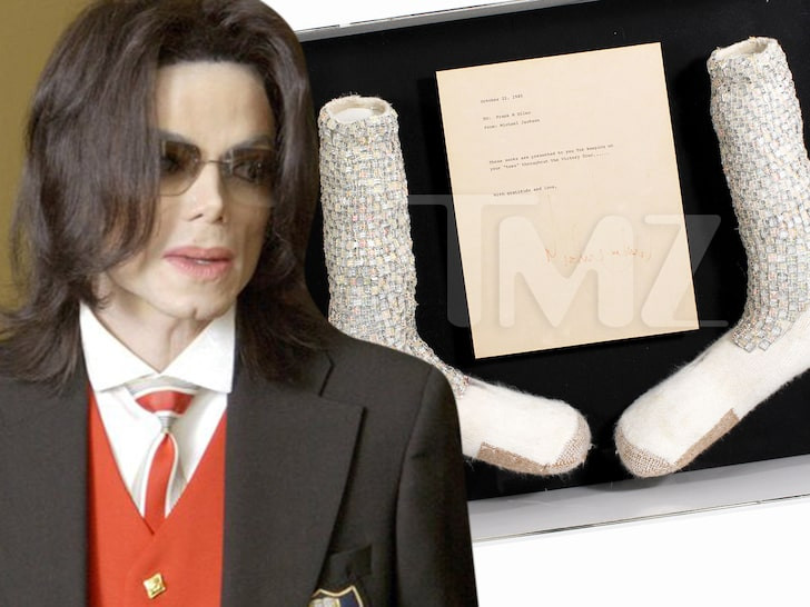 Michael Jackson moonwalk socks