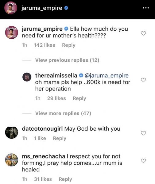 Ella's post