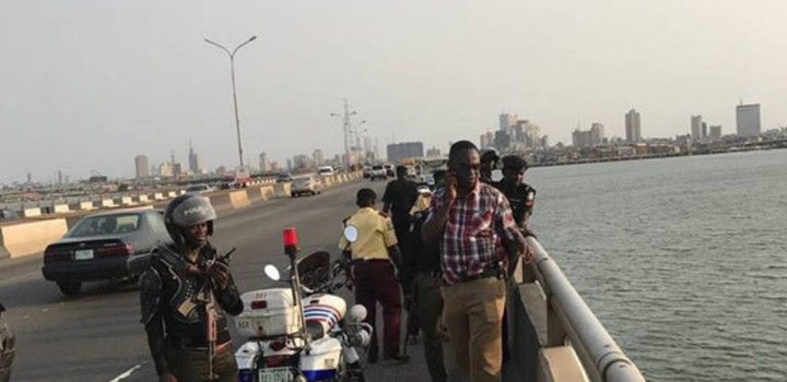 Another man alights from cab, jumps into Lagos Lagoon