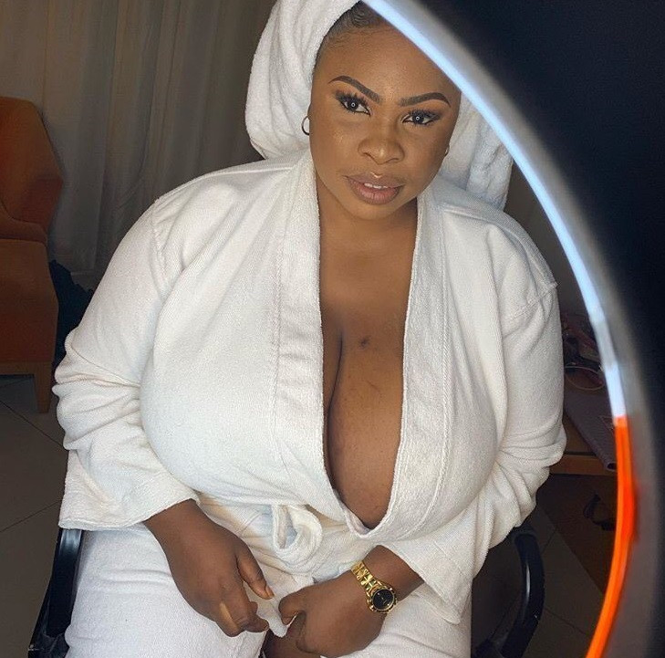 "My bride price must be one million dollar" Nigerian lady with massive boobs says