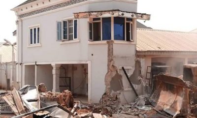 Edo Government demolishes loyal Oshiomole supporter, Kabaka's hotel