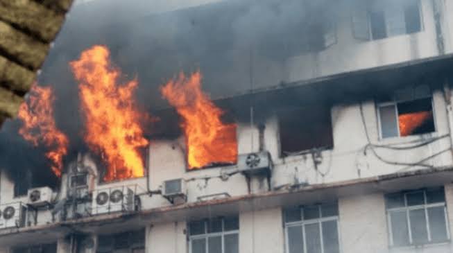 Thugs set INEC office in Imo on fire, destroy sensitive materials