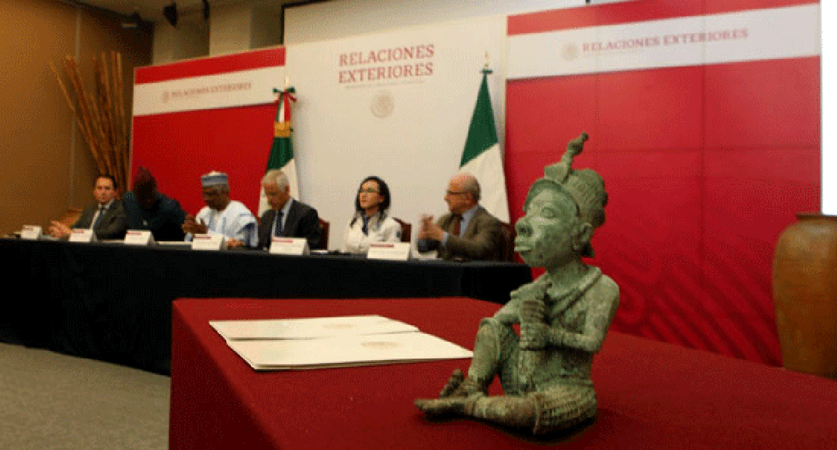 Mexican authorities return 6th century statue to Nigeria