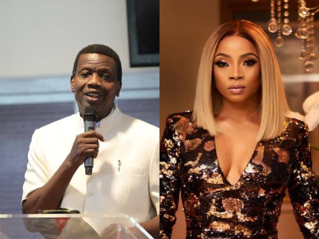 Toke Makinwa responds to Pst Adeboye, "Cooking is not restricted to a gender"