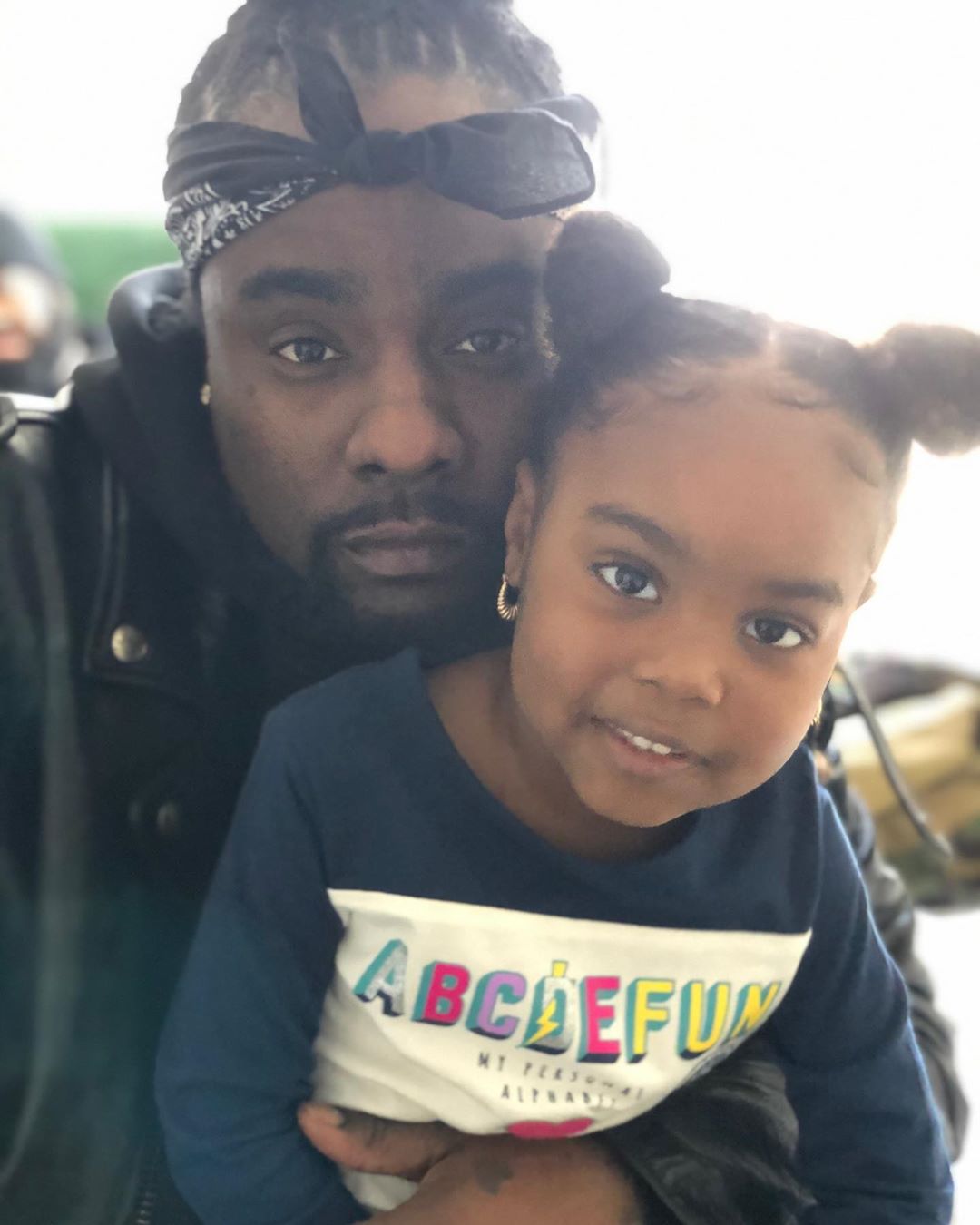 Beautiful photo of rapper, Wale with his daughter