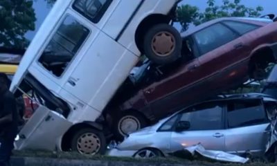 Motorists involved in ghastly multiple accident in Benin