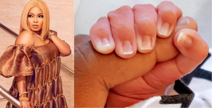 Actress Halima Abubakar welcomes son