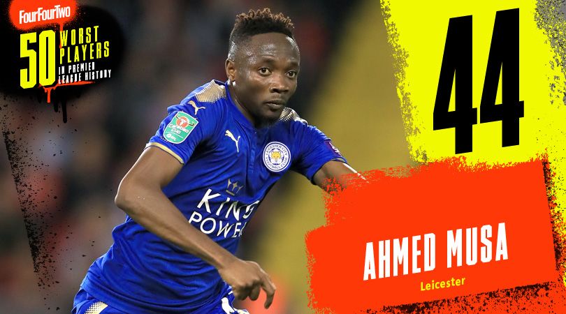 Ahmed Musa, Akinbiyi on 50 worst players in Premier League history list