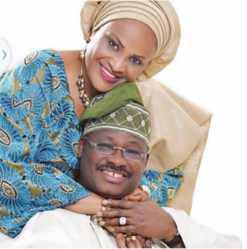 Ajimobi and wife