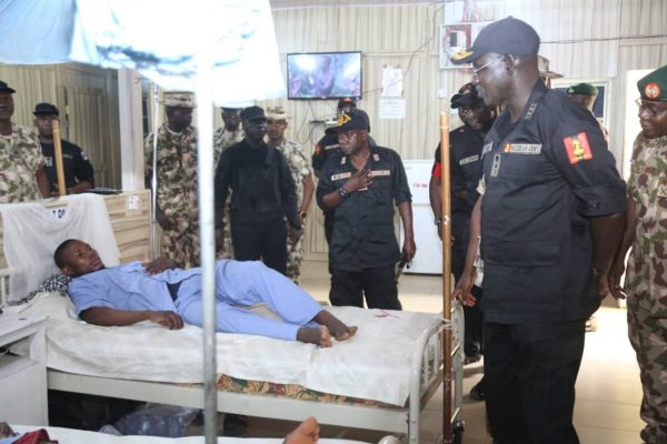 Buratai visits soldiers injured during Boko Haram encounter in Borno