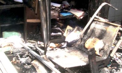 Section of INEC headquarters gutted by fire