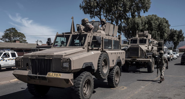 South Africa to deploy 73,000 troops to enforce lockdown