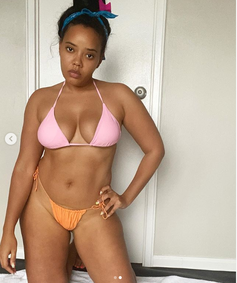 Angela Simmons puts hot body on display