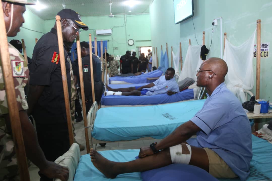 Buratai visits soldiers injured during Boko Haram encounter in Borno