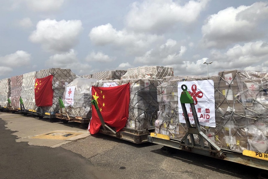 Medical supplies for Nigeria, other African countries arrives Ghana from China