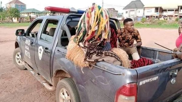 Masquerades arrested in Anambra for defying lockdown order