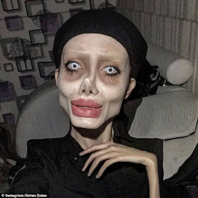Lady who did 50 surgeries to look like Angelina Jolie contracts Coronavirus