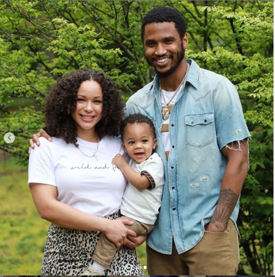 Trey Songz shows off the mother of his one-year-old son