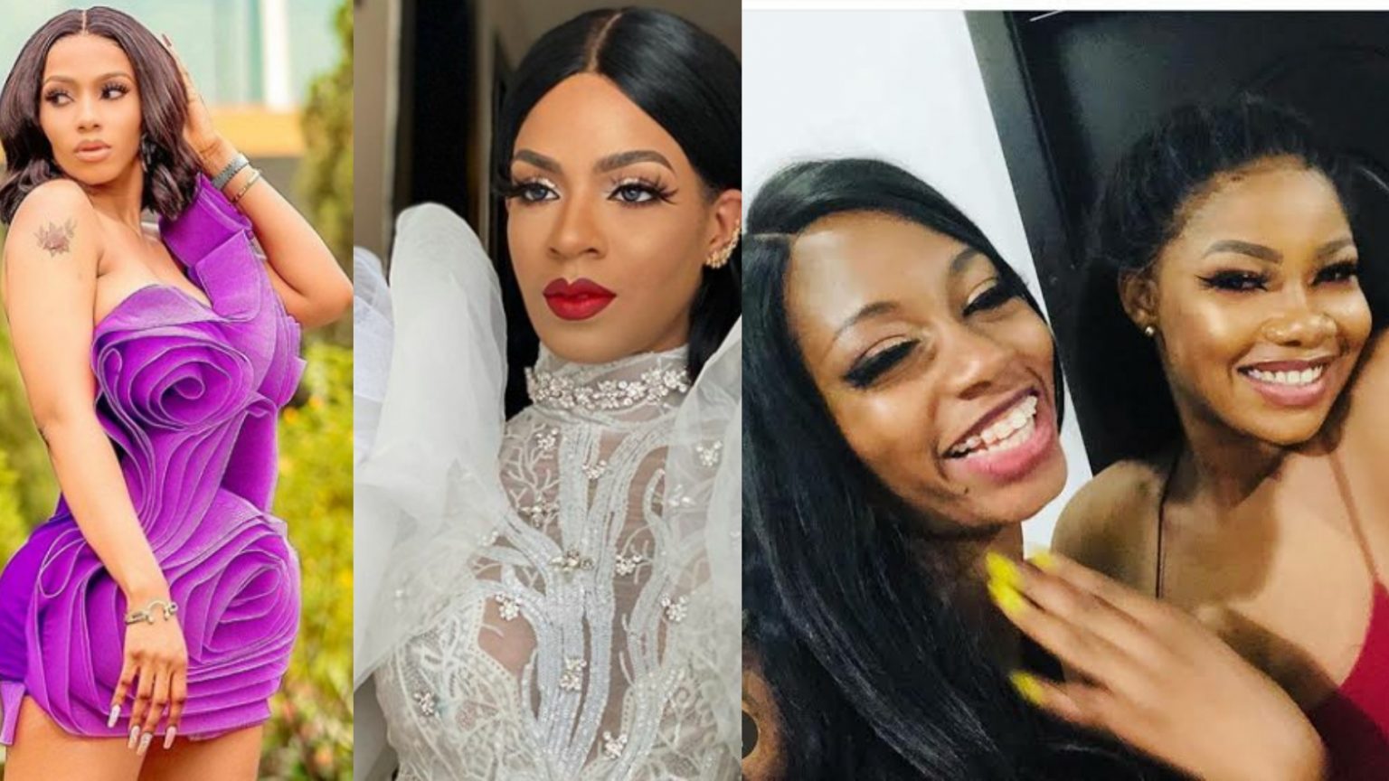 BBNaija ex-housemates Mercy, Tacha, Venita shade each other on Instagram