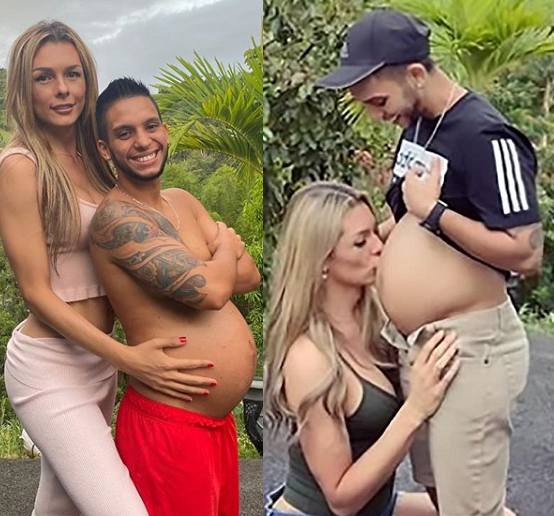 Pregnant transgender man expecting first child with transgender wife