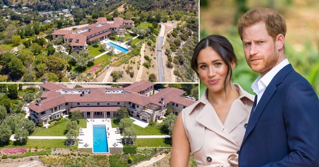 Prince Harry and Meghan Markle living in Tyler Perry's Beverly Hills mansionl