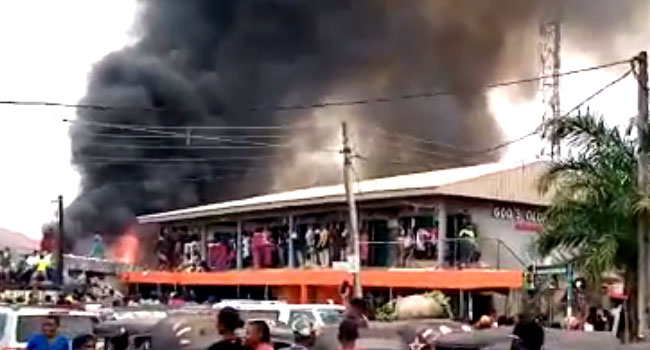 Fire outbreak razes goods worth millions in Burutu Market