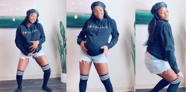 Simi shows off her baby bump in new TikTok video