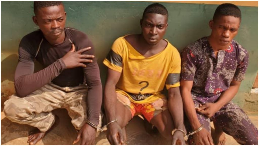 3 men arrested for gang-raping lady in Ogun topnaija.ng