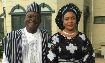 Benue governor’s wife, son test positive for COVID-19 topnaija.ng