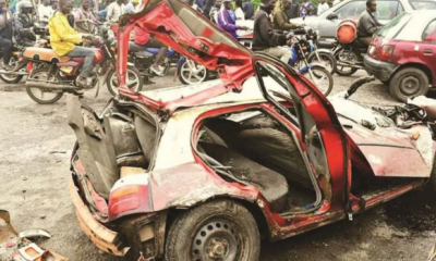 Four women die as truck rams into car and motorcycles