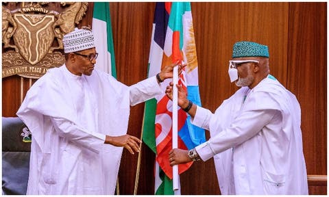 Akeredolu meets Buhari, asks deputy governor to resign