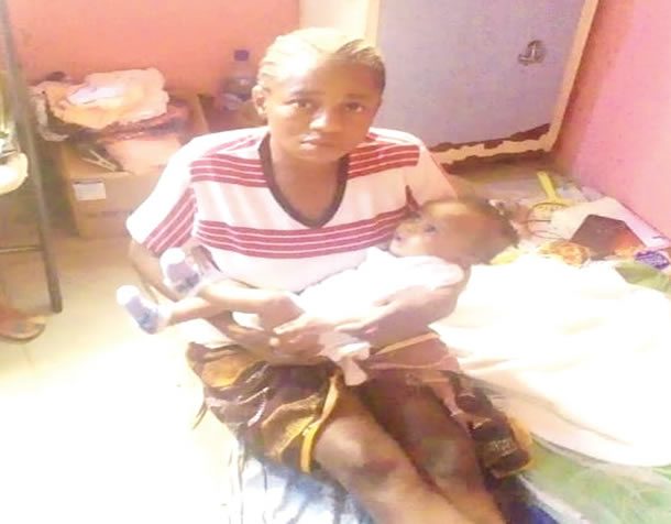 Blessing Bassey nursing-mother-detained-in-hosp