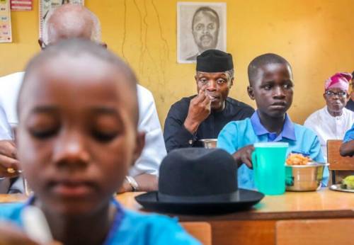 Osinbajo School Feeding school feeding funds nigeria