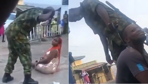 Soldieras-flog-woman-in-Ibadan topnaija_