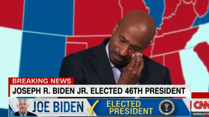 Van Jones teary after Joe Biden wins US election