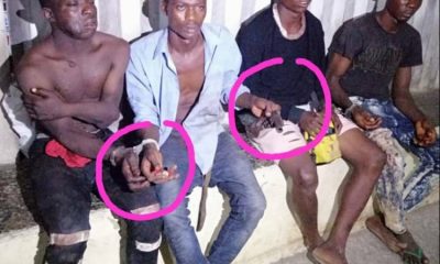 four suspected robbers in Lagos
