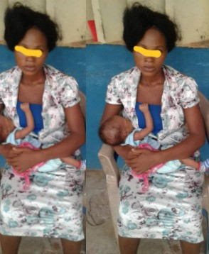 Anambra: Woman arrested for attempting to sell her own baby (photo)-TopNaija.ng