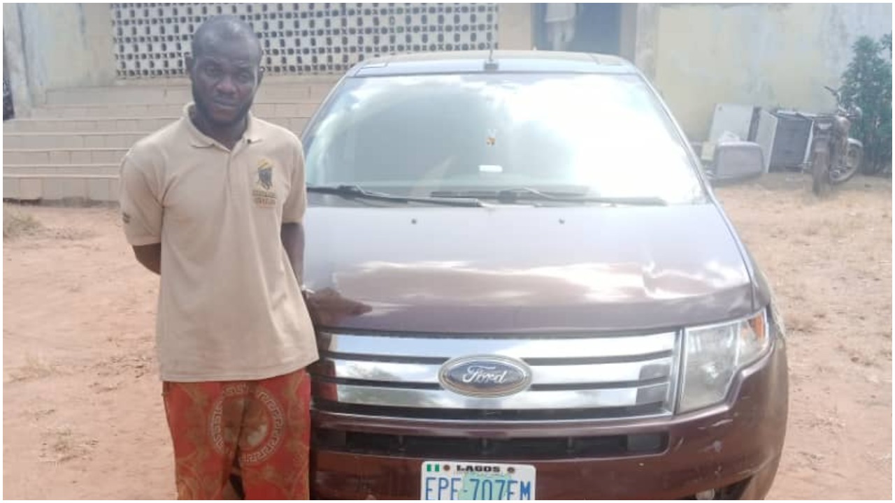 Car wash expert arrested for allegedly stealing customer’s vehicle in Ogun-TopNaija.ng