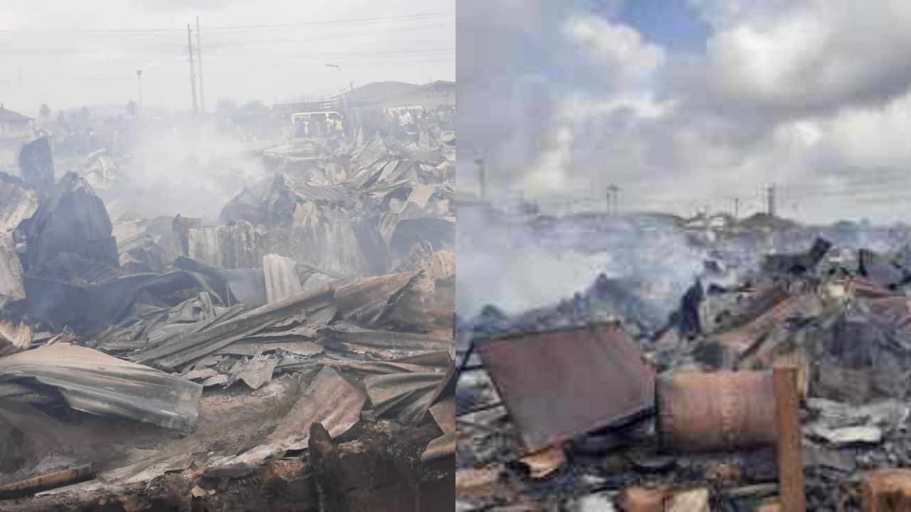 Midnight inferno destroys shops, goods in Osun market-TopNaija.ng