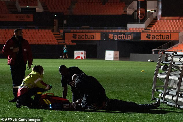 French club ,FC Lorient groundsman tragically dies after a floodlight bar falls on him on the pitch -TopNaija.ng