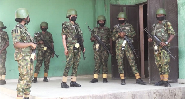300 female soldiers deployed to Kaduna-Abuja highway