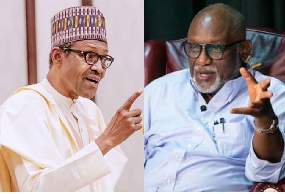 Akeredolu Buhari angry