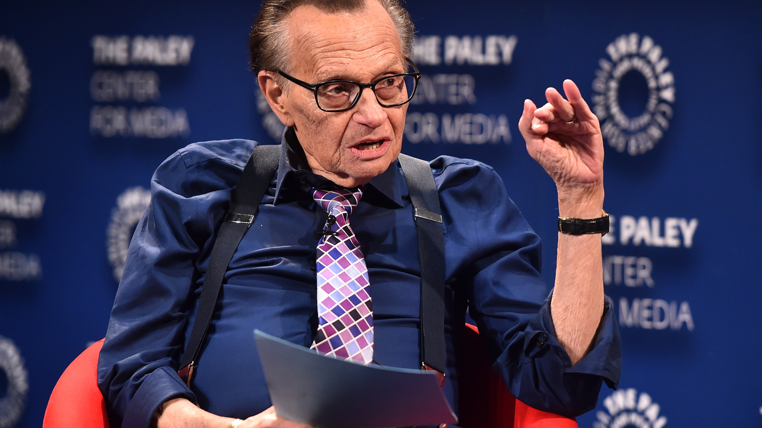 Larry king attends The Paley Center For Media Presents: A Special Evening With Dionne Warwick: Then Came You at Th