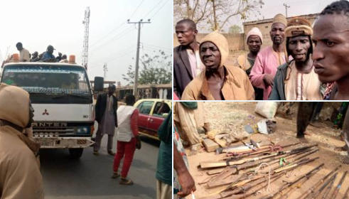 Security outfit intercepts suspected herdsmen with guns in Oyo state (photos)-TopNaija.ng