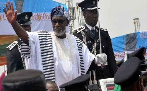 Akeredolu sworn-in for a second term as Ondo Governor Top Naija